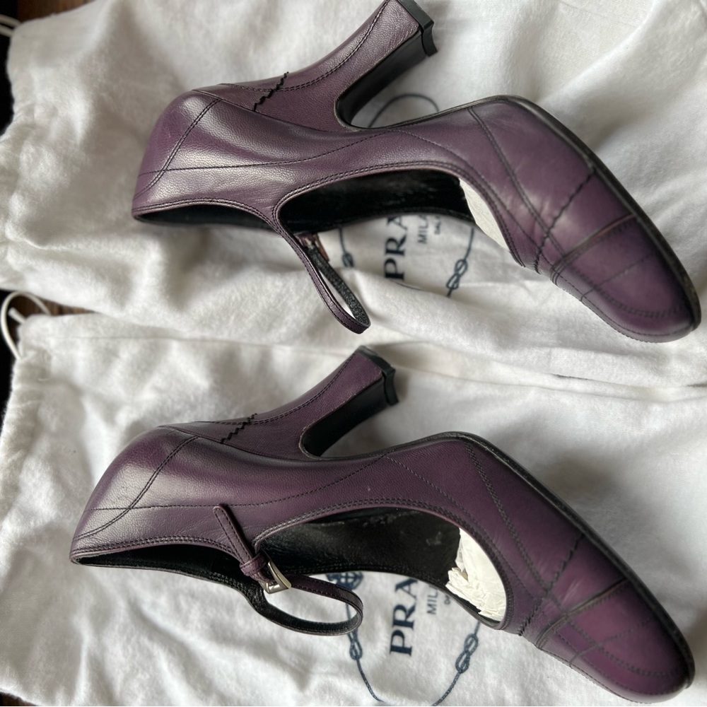 Prada Mary-Jane pumps in violet - Picture 7 of 7